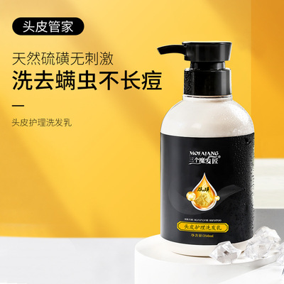三個魔發匠廠家硫磺洗發水 頭皮除護理去屑控油螨洗發乳現貨批發
