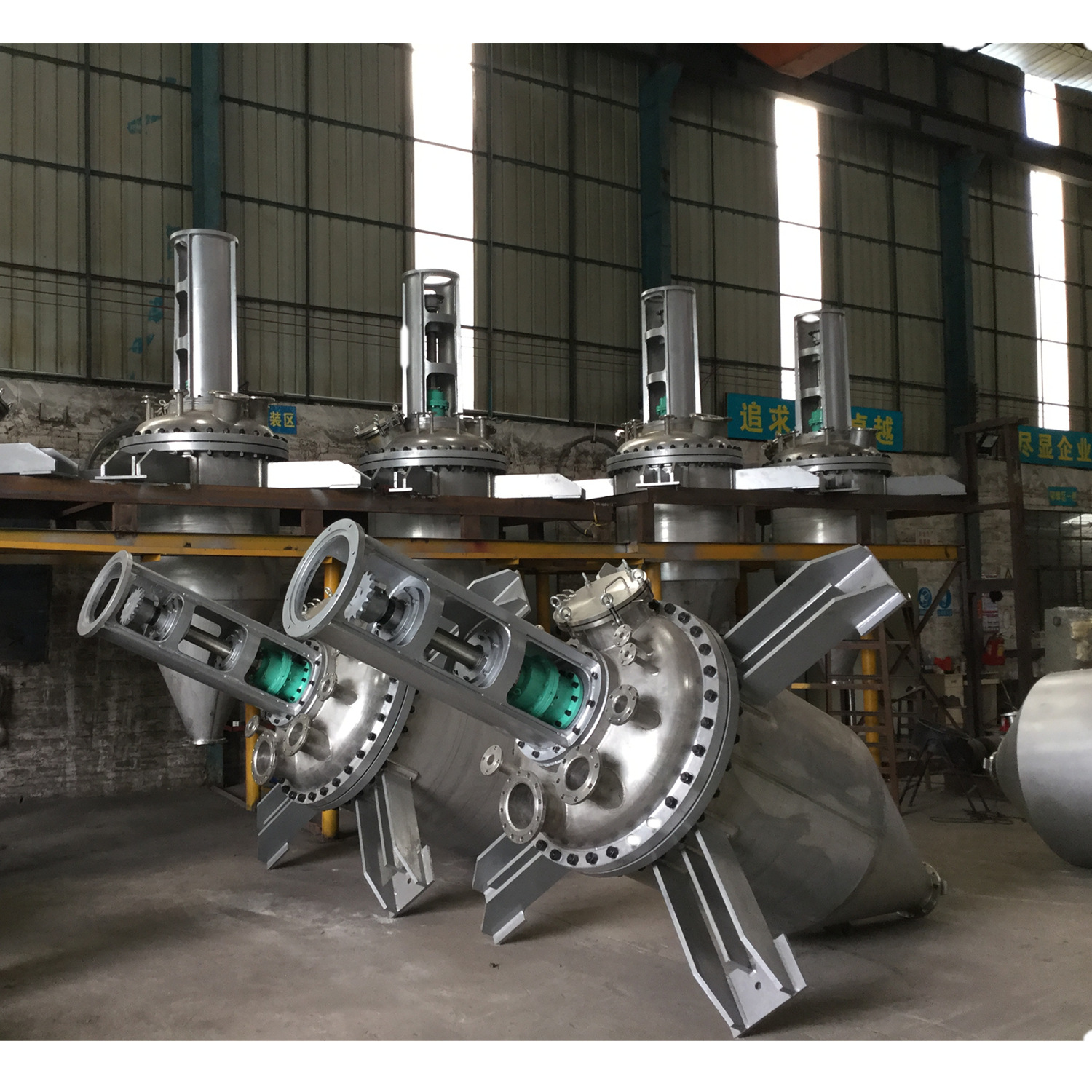 人造石墨设备 卧式锂电池负极材料高温造粒反应釜 包覆生产线