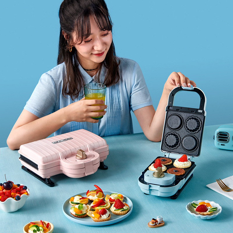 Daewoo SM02 Snacking household Sandwich Maker Breakfast Machine Waffles Toast bread Electric baking pan Two-sided heating