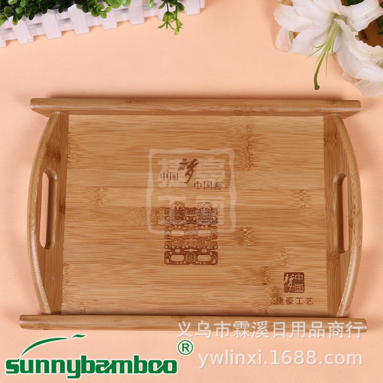 杂货木质复古做旧方形托盘创意家居水果托盘酒店实木托盘详情图4