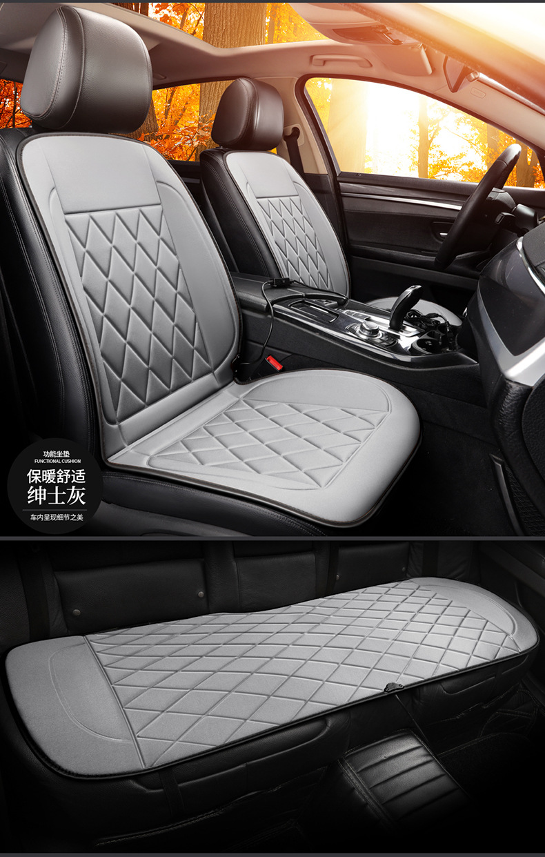 Winter Seat Cushion Car Rear Heated Seat Cushion Car Electric Heated Rear Seat Cushion Car Rear Electric Heating 12V
