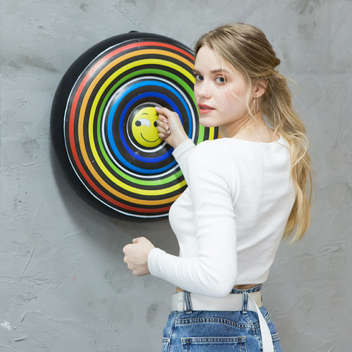 Creative new inflatable wall boxing target Taekwondo target adult reaction ball thickened boxing column children's tumbler