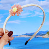 Woven hair accessory for bride handmade, Japanese headband from pearl, hairgrip with bow, hairpins, Korean style