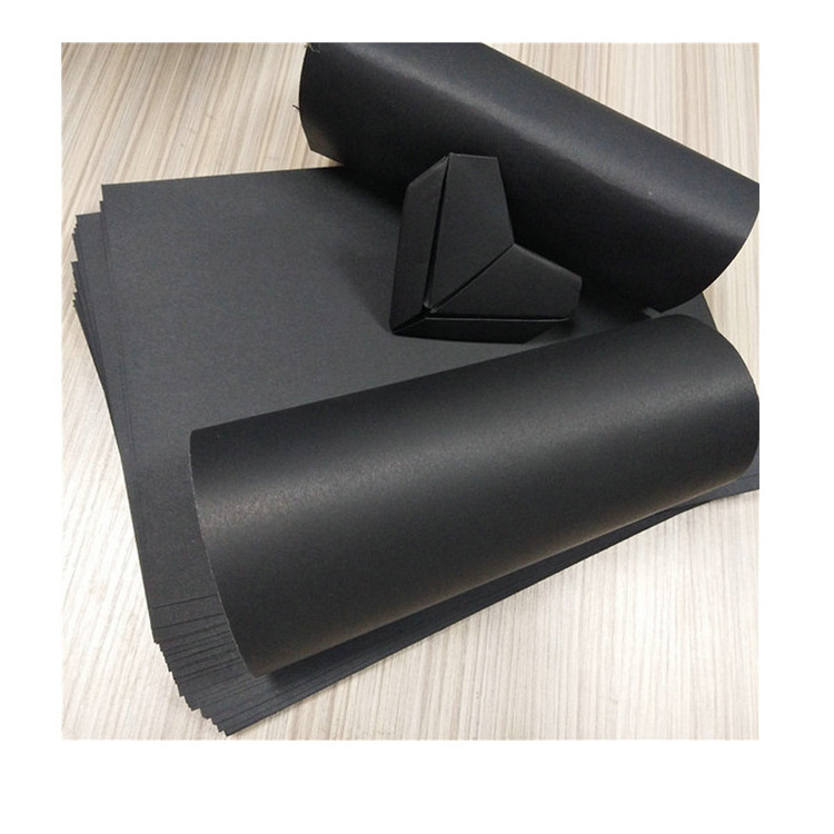 180g黑卡纸  手挽袋纸黑卡纸 单 190克单面黑卡纸