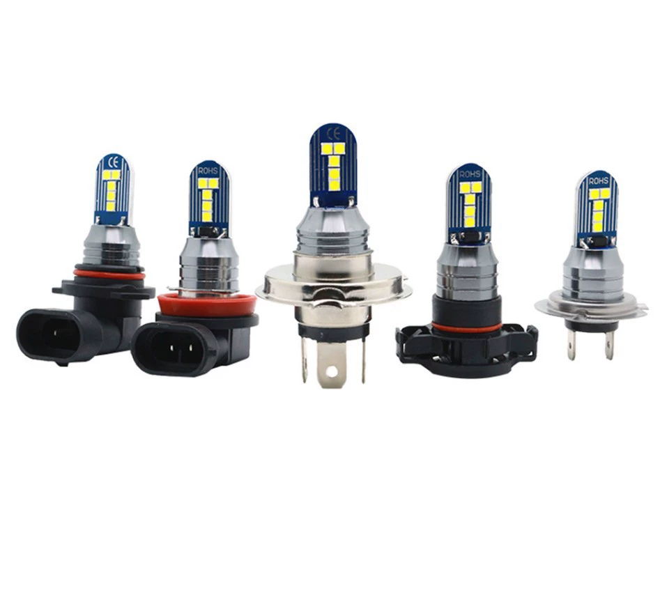 Новая автомобильная светодиодная противотуманная фара LED H16 H4 3030 10SMD передние светильники мощная лампа мотоцикла