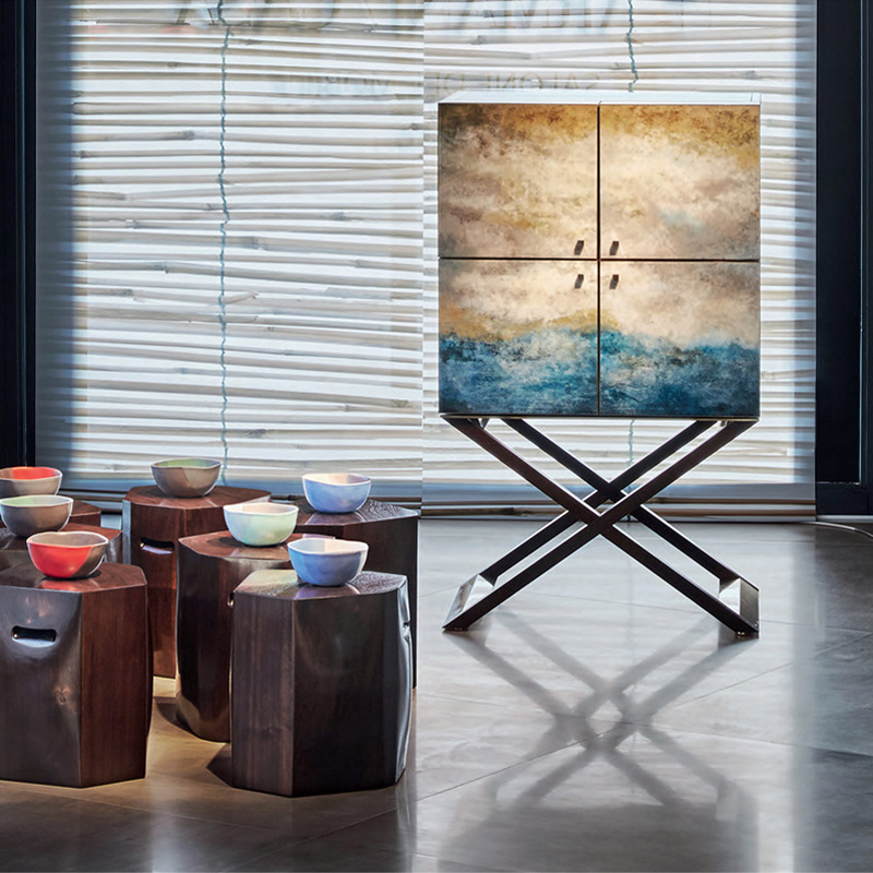 Otis factory Direct selling Postmodern Italian Light extravagance bedroom Bucket cabinet