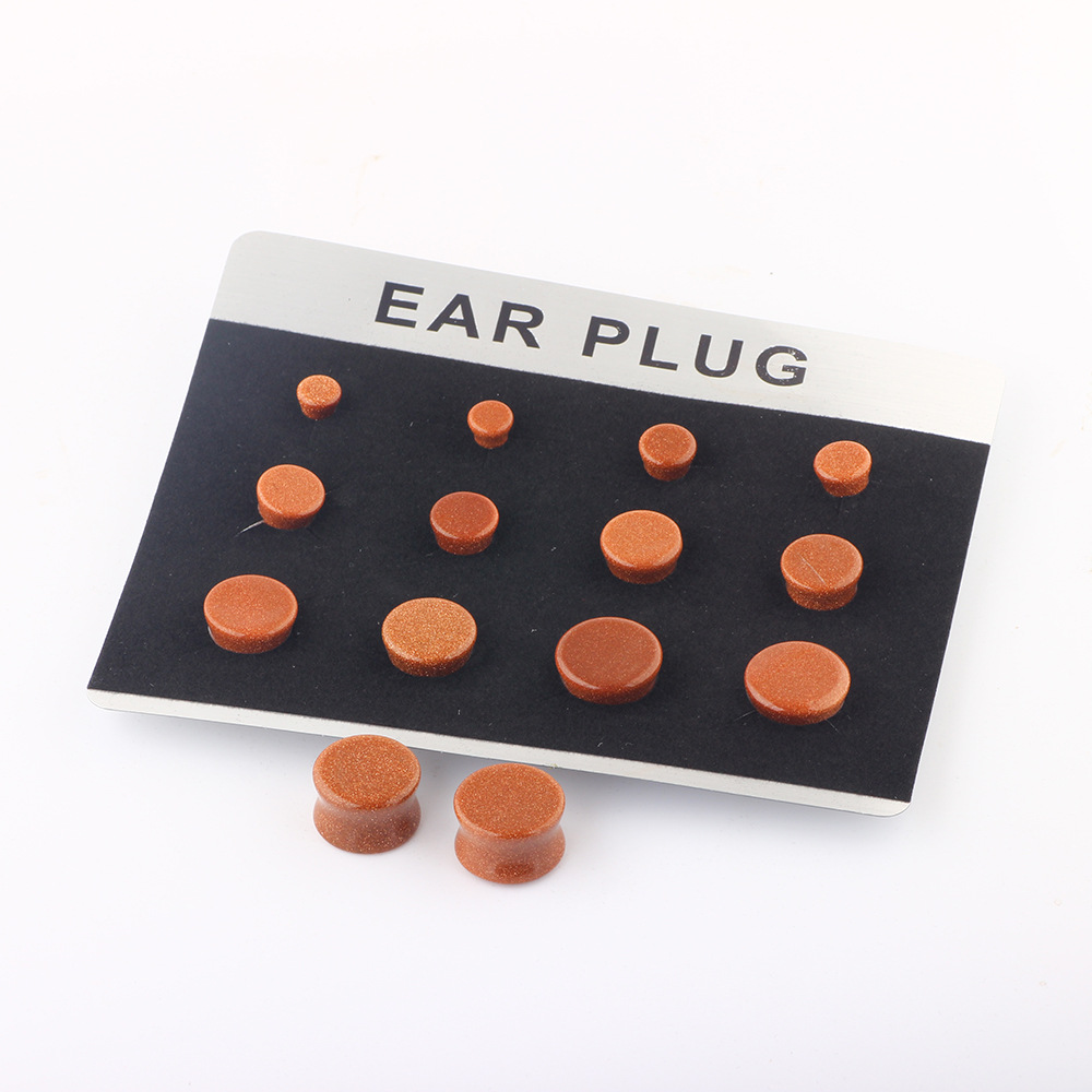Amazon Hot Stone Auricle Ear Enlargement Piercing Jewelry Set Earrings Outlet detail image 9