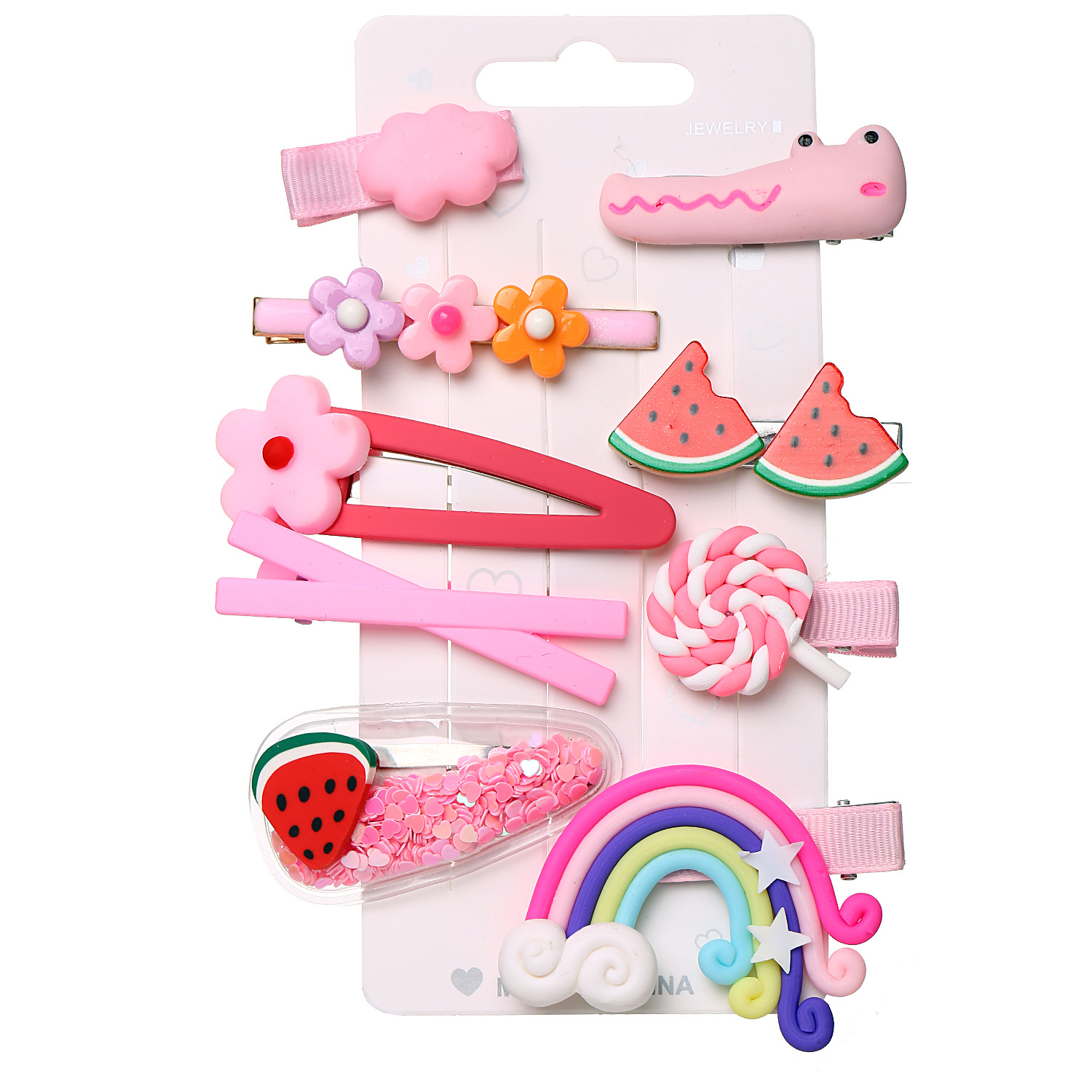 Color Side Clip Cute Girl Baby Small Hairpin Korean Girl Hairpin Children's Clip Wholesale Nihaojewelry display picture 3
