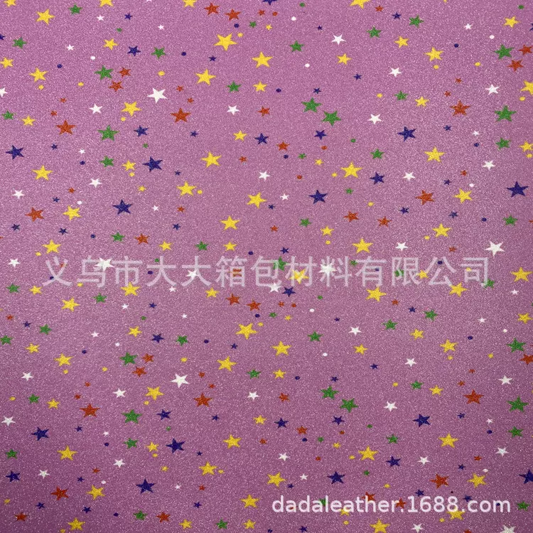 PU皮革格力特金葱粉亮片皮革鞋材箱包工艺品化妆包服装格利特面料