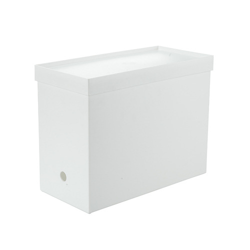 Functional plastic storage box with wheels kitchen cabinet organizer storage box office file book storage box