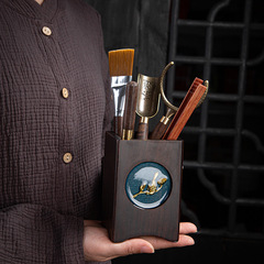 超級新品 黑檀實木茶道六君子套裝 茶道配件茶針茶勺茶夾泡茶工具