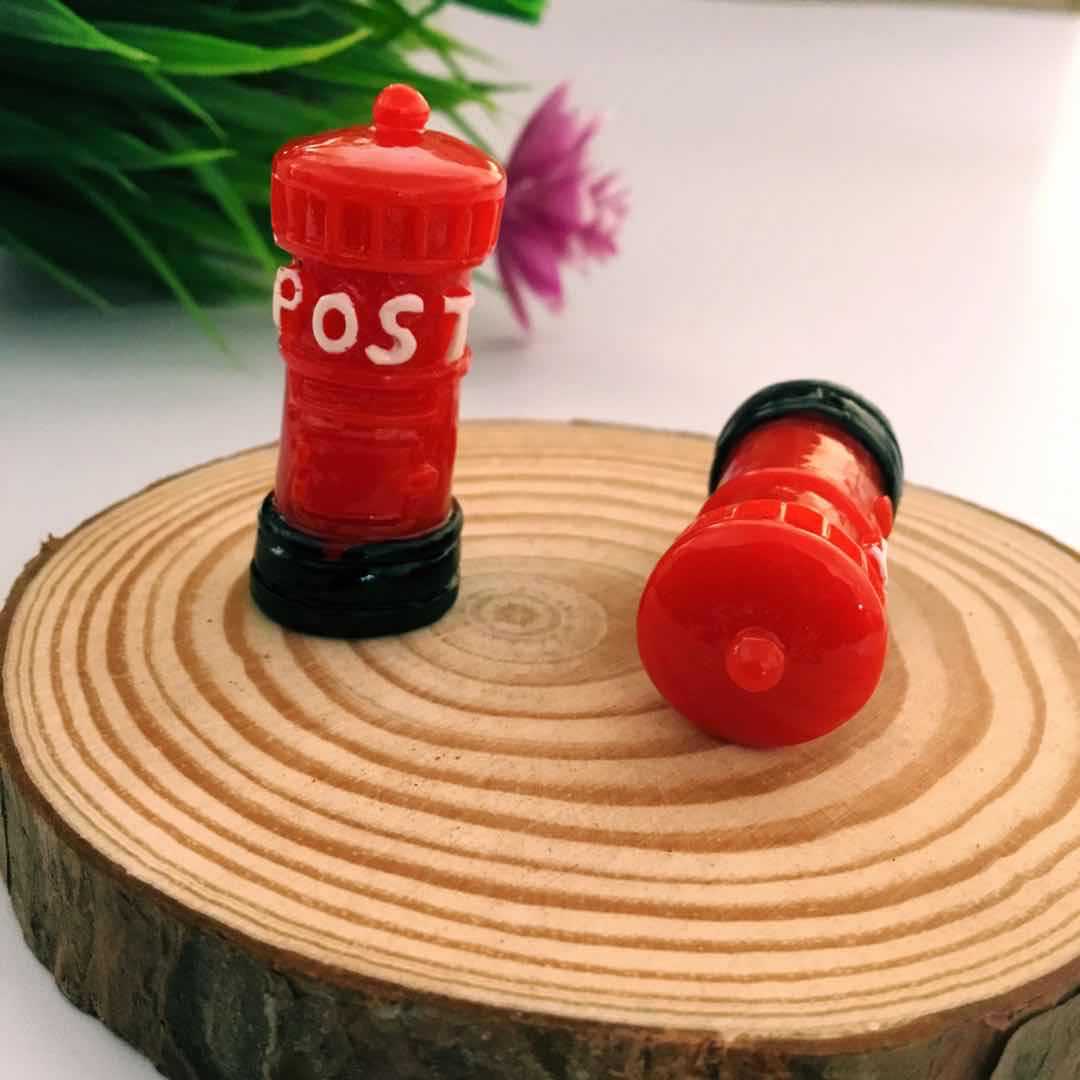 zakka风 苔藓微景观树脂摆件 怀旧邮筒 小邮箱 欧洲复古工艺摆件|ms