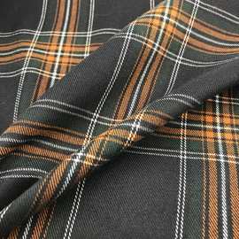 厂家供应 色织弹力格子布 西装风衣外套套装裤子格子布料