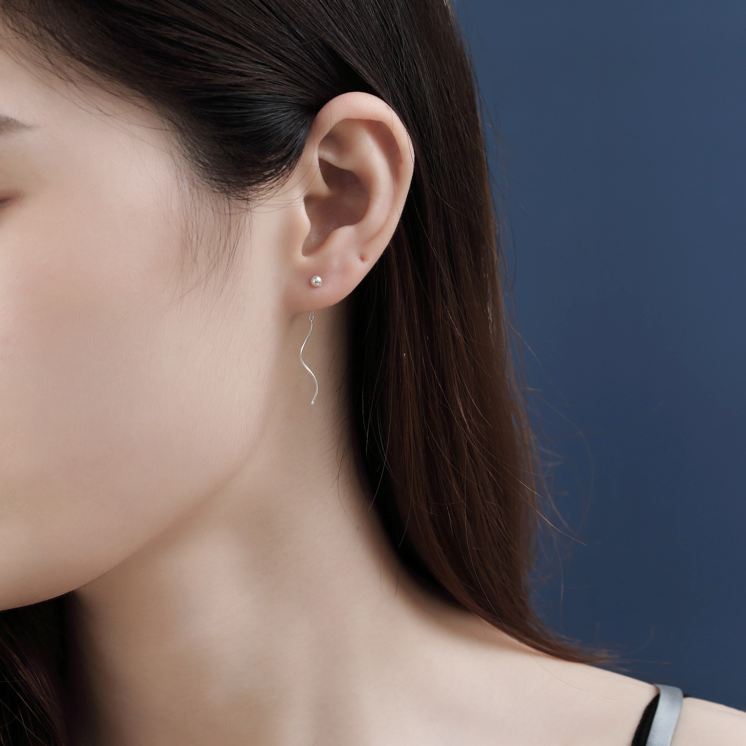 4g Weight 925 Sterling Silver Ear Needle Material Ear line Classification 1 Pair Quantity Holiday, Daily Occasion 925 Sterling Silver Material Geometric, Star, Heart Shape Pattern Women's Gender Casual, Simple Style Style 1 Pair 925 Sterling Silver Geometric Star Heart Shape Ear Line 25