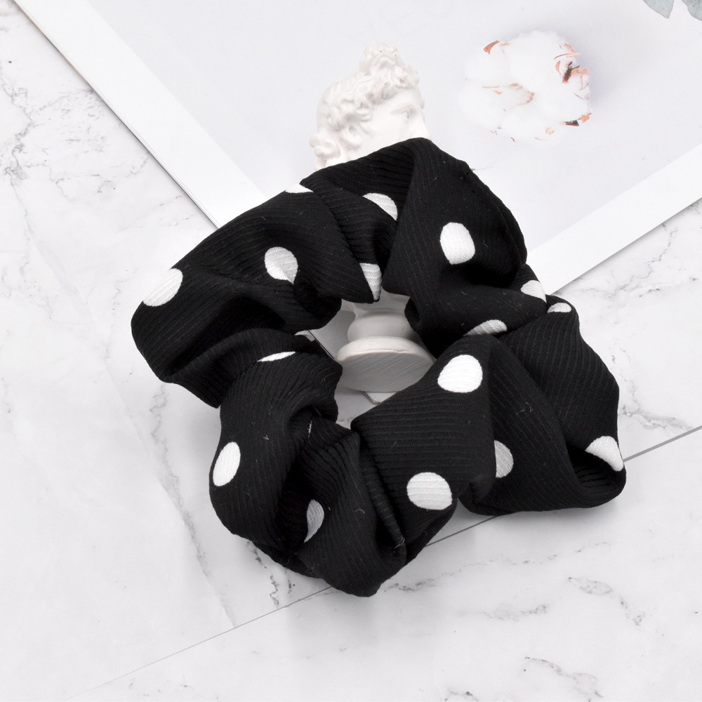 New Classic Polka Dot Hair Scrunchies display picture 5