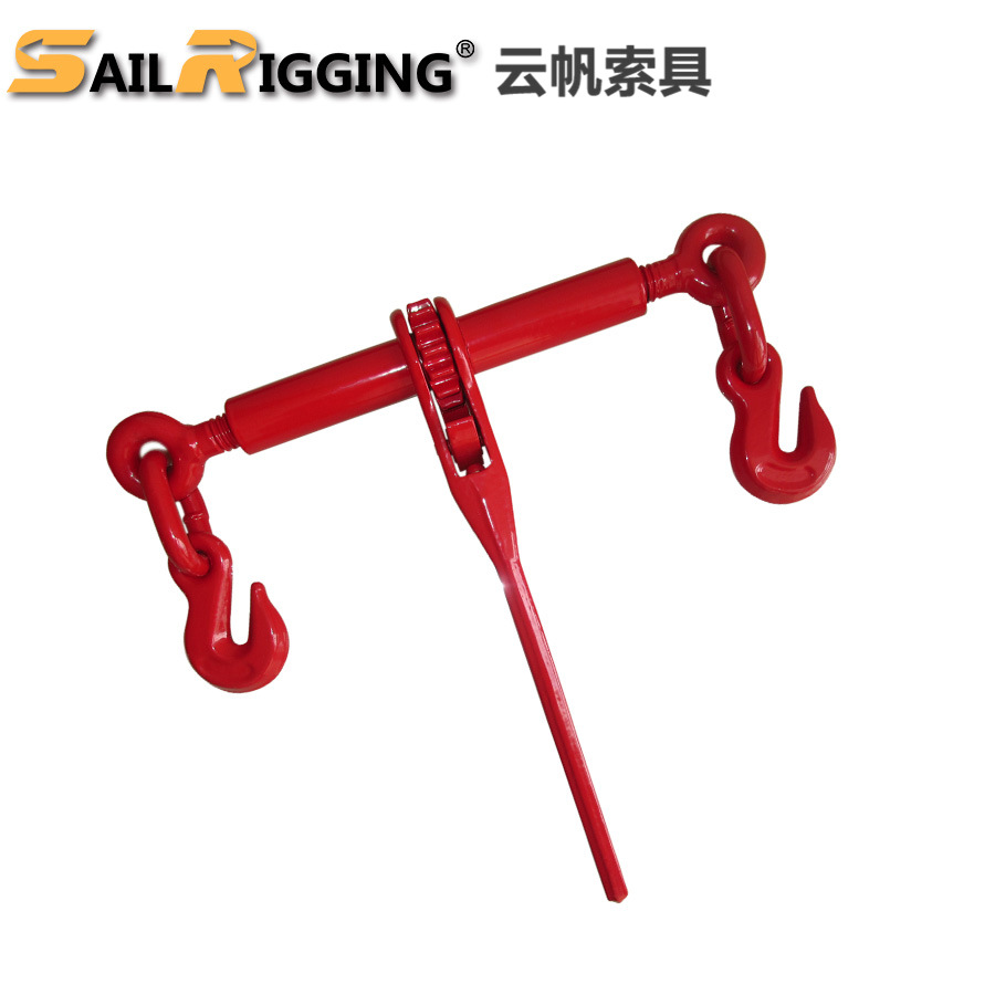 山东索具厂 高强度锻造碳钢棘轮紧索具 美式链条紧索具拉紧器
