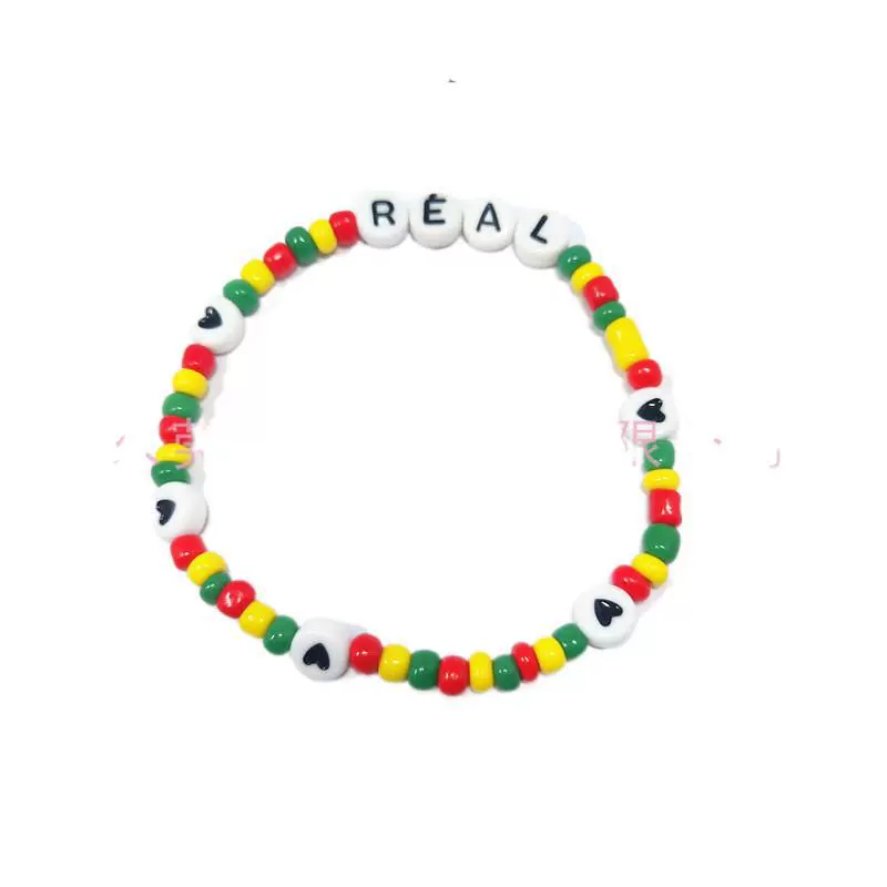 【茗朵价面议】REAL爱心米珠字母珠DIY手链 促销手链