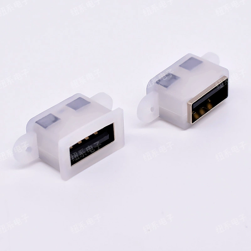 Прямые поставки с завода USB водонепроницаемый разъем 180 градусов прямое вставление наушника IPX7 водонепроницаемый 4P прямой разъем A мама