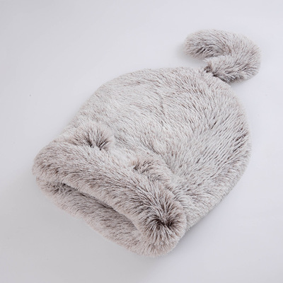 Amazon new pattern winter keep warm Cat Sleeping Plush Closed Kitty villa kennel Cat litter Pets Sleeping bag