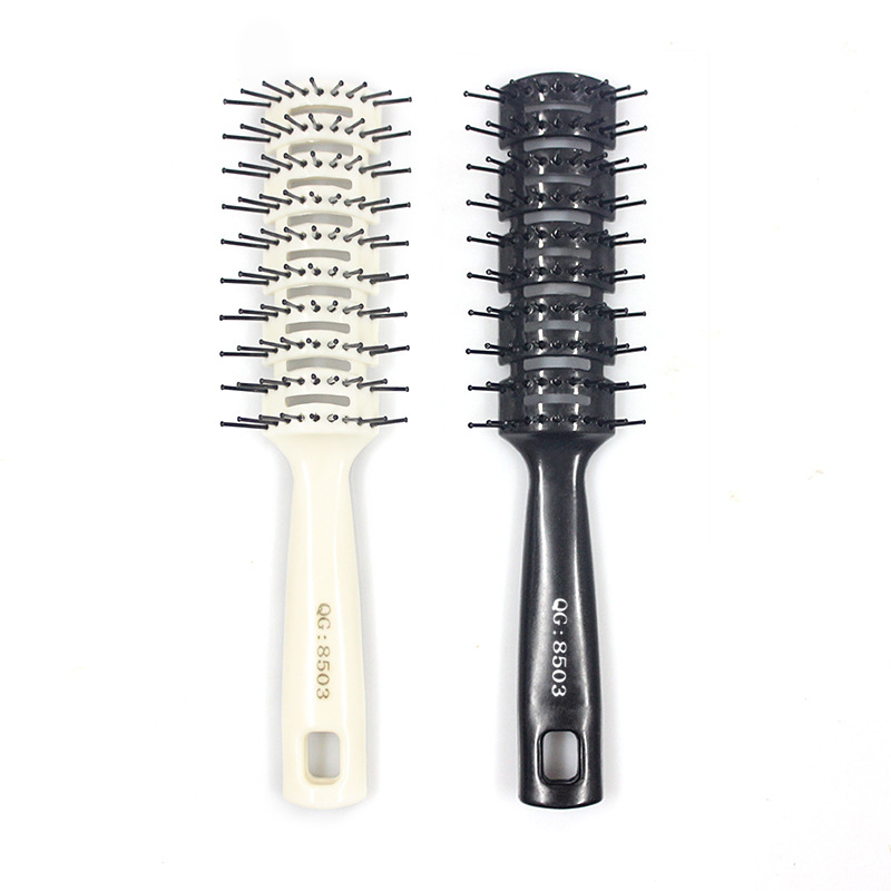 [Manufactor wholesale major Ribs comb massage comb modelling Nine rows of comb Oil head comb Plastic