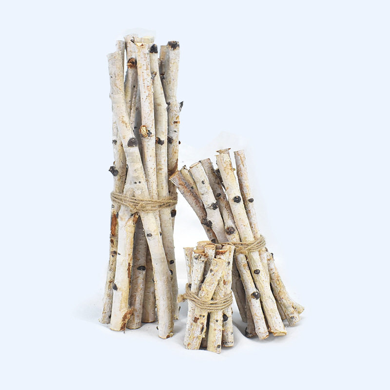 东北桦树杆桦木细棍干枝树枝 手工材料干树枝树木棍装饰森系