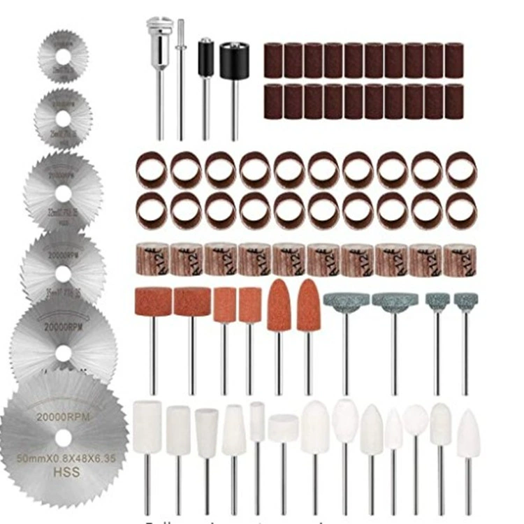 83PC комплект аксессуаров для электрошлифовальной шлифовальной машины в штучной упаковке Комбинация аксессуаров для шлифовальной полировки для резки производителей оптом