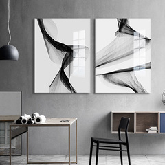 Modern Minimalist Entrance Abstract Wall Art Nordic Living Room High Definition Core Printing Decorative Painting Framed Picture Manufacturer Wholesale