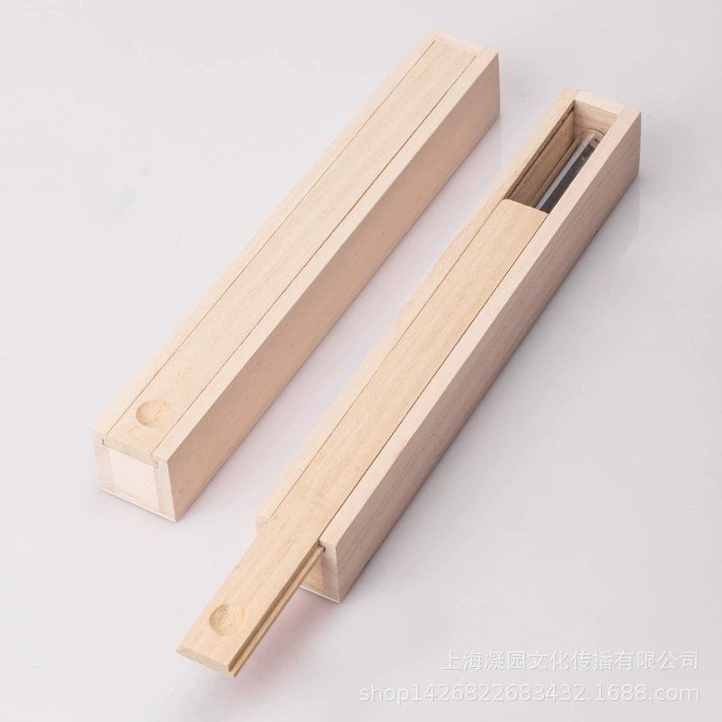 Стеклянная ароматическая трубка Деревянная коробка Деревянная прозрачная линия сандалового дерева из агарового дерева Благовония Высококачественная бочка для благовоний Специальная пробковая трубка для благовоний Подарочная коробка