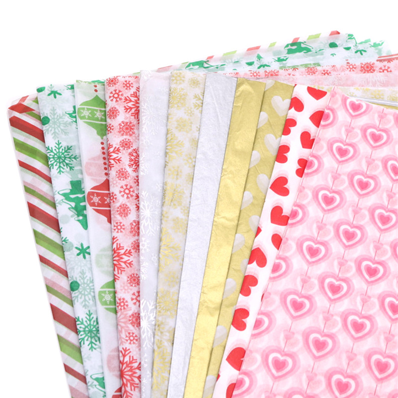 Papel de copia plegable, 10 hojas, papel fino navideño, papel de envolver flores de papel de Sydney, material diy, papel especial al por mayor