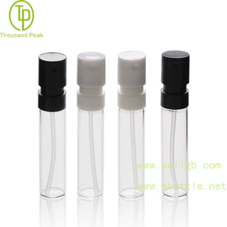 TP-3-52 1.5ml透明小容量香水分装玻璃瓶香水小样品 配按压喷头