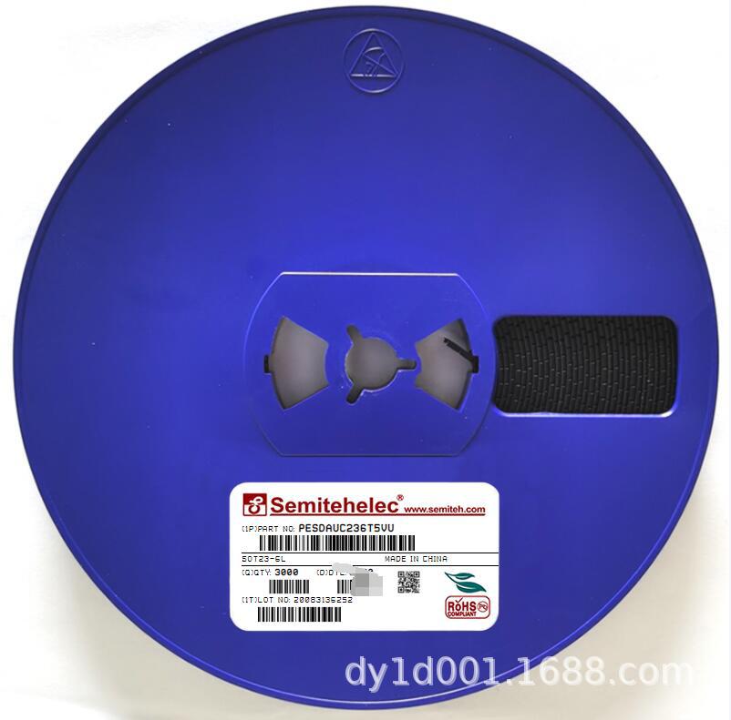 PESDAUC236T5VU ESD静电保护二极管 SOT23-6L SEMITEH 全新原装正