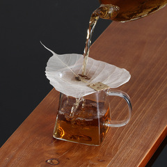 Buddha Leaf Shape Tea Strainer Kung Fu Tea Set Accessories High-end Fine Mesh Tea Dregs Filter Tea Strainer 