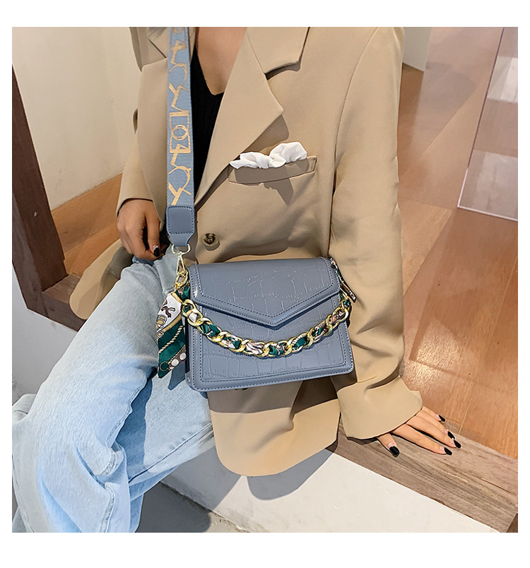 All-match Handbags Popular New Fashion Shoulder Texture Messenger Square Bag Wholesale display picture 14