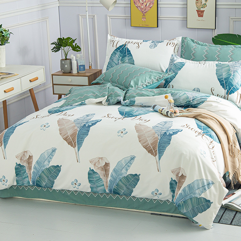 Foreign trade Domestic Four piece suit wholesale Twill sheet Quilt cover Quilt cover Kit Manufactor Direct selling On behalf of