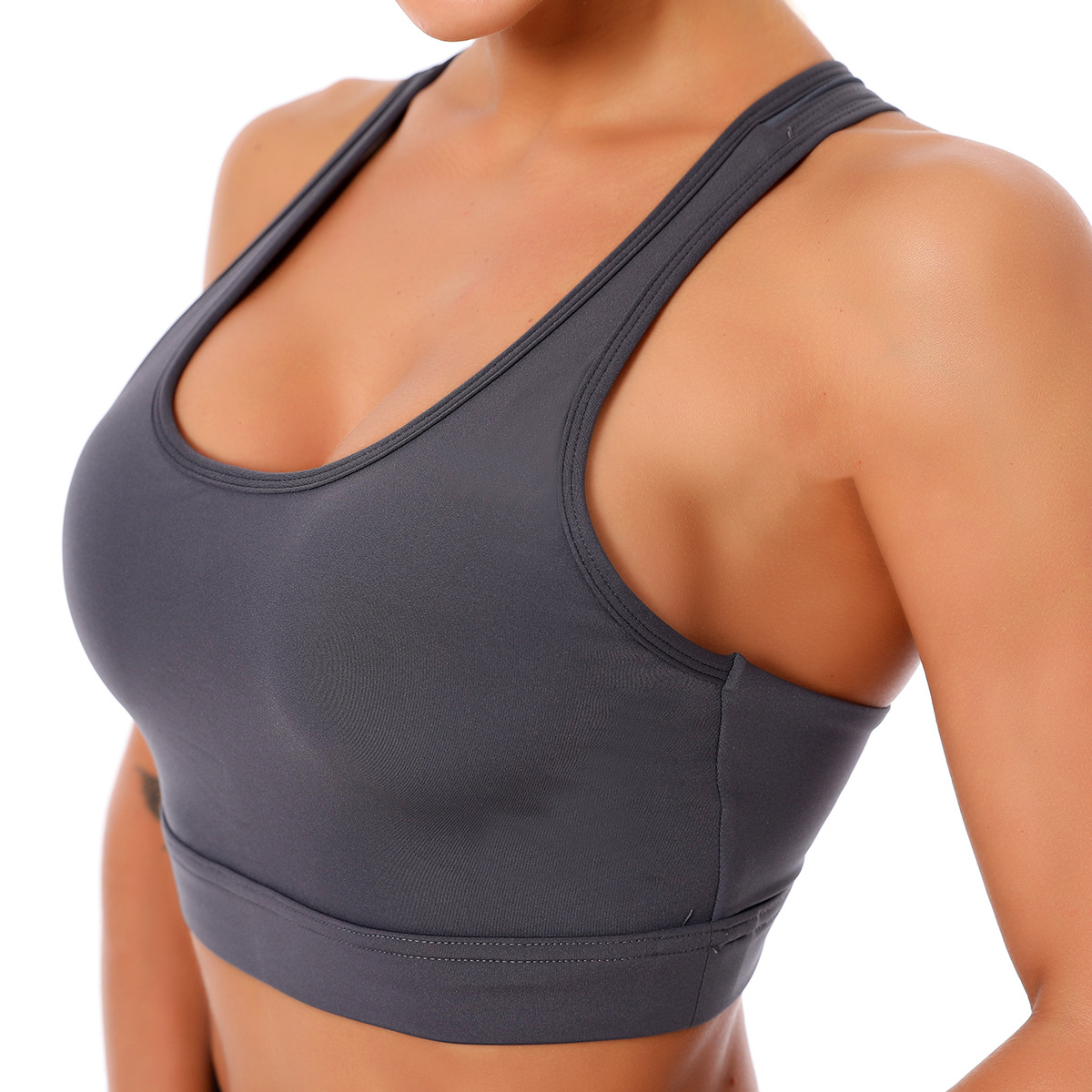 double-sided nylon shockproof quick-drying sports bra  NSLX20236