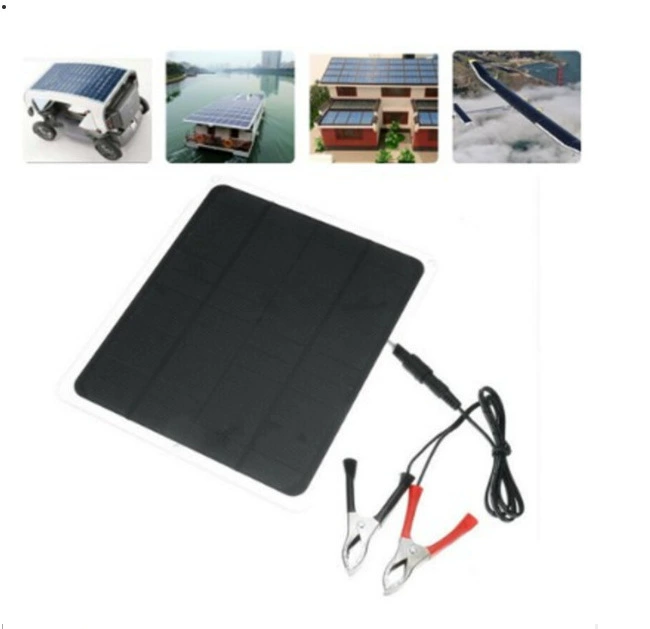 Battery solar-powered, mobile phone, car and boat
