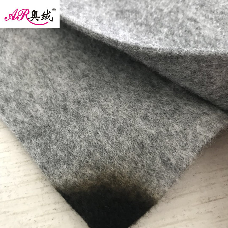 轻轨座椅用预氧丝针刺无纺布 灰色耐高温毡 碳纤维不燃毡厂家