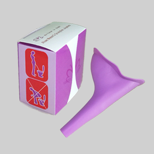 Women's emergency stand-up silicone urinal for women when going out, foldable portable urinal, long-distance travel daily necessities