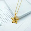 Bonato -plated matte Pisces pendant exquisite craftsmanship imitation Golden Phoenix Star Pendant Women's Jewelry