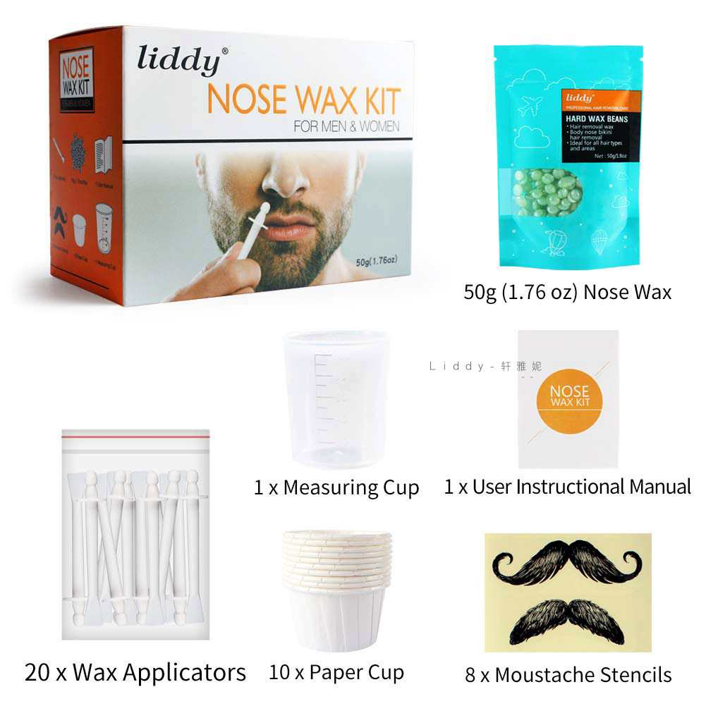 Nose Waxing Kit Nose Hair removal Nose W...