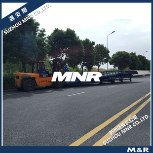 [Mnr] Gear-Adjustable Hydraulic Climbing Bridge Container Special Unloading Vehicle Platform Adjustable Bridge