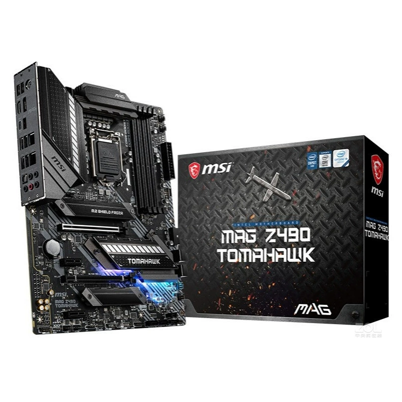Micro-Star Z490 Tomahawk, материнская плата Tomahawk с двухпортовой сетью, поддержка 10-го поколения процессоров, сокет 1200