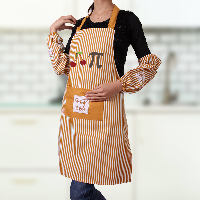 Estilo coreano de moda cocina tela delantal a prueba de aceite abrigo pareja hogar creativo cocina delantal cintura impresión personalizada