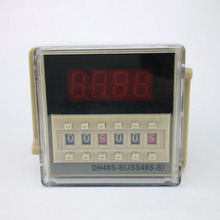 廠家直銷時間繼電器DH48S-S新款數顯雙循環定時器定時開關計時器