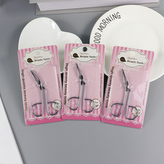 Fashionable and creative new stainless steel eyebrow pliers, beauty tools, eyebrow trimming clips, eyebrow trimming pliers, plucking tweezers wholesale