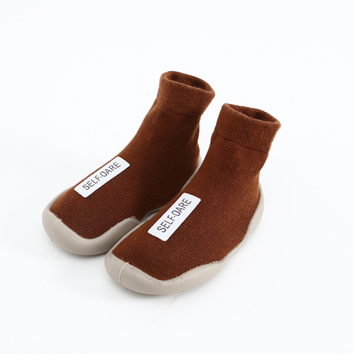  Autumn New Product Baby Floor Socks and Shoes Cloth Label Children's Socks and Shoes Breathable Soft Sole Indoor Shoes Kindergarten