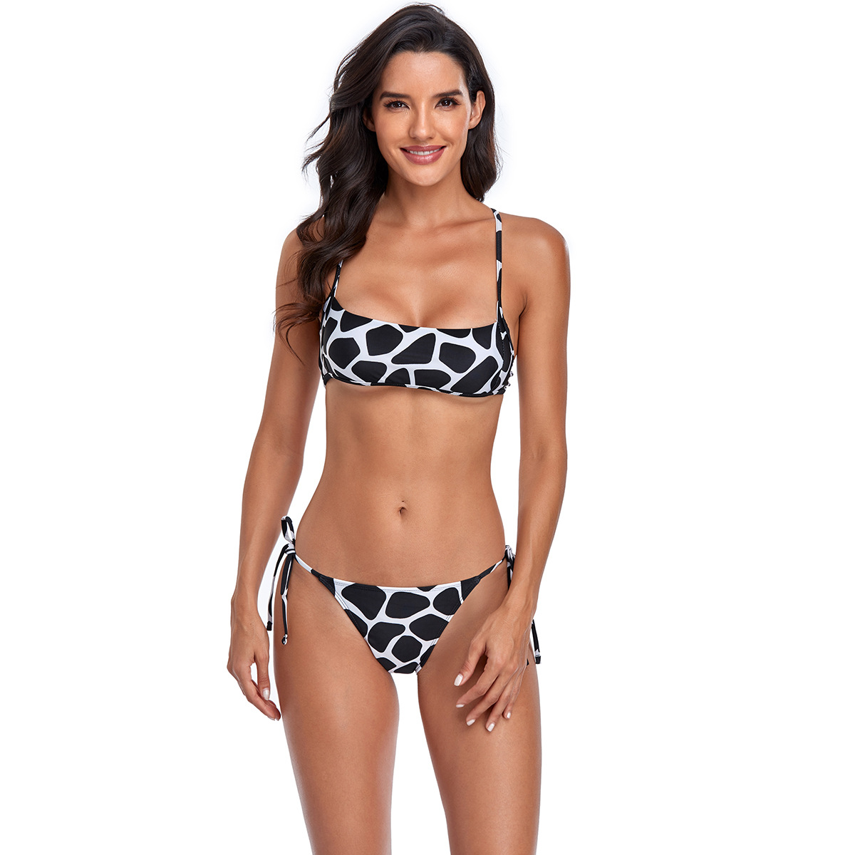 sexy  strappy bikini swimsuit  NSHL34105