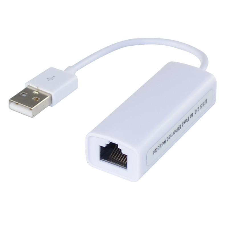 USB 2.0百兆网卡 USB RJ45 100M Ethernet Adapter 外接免驱网口