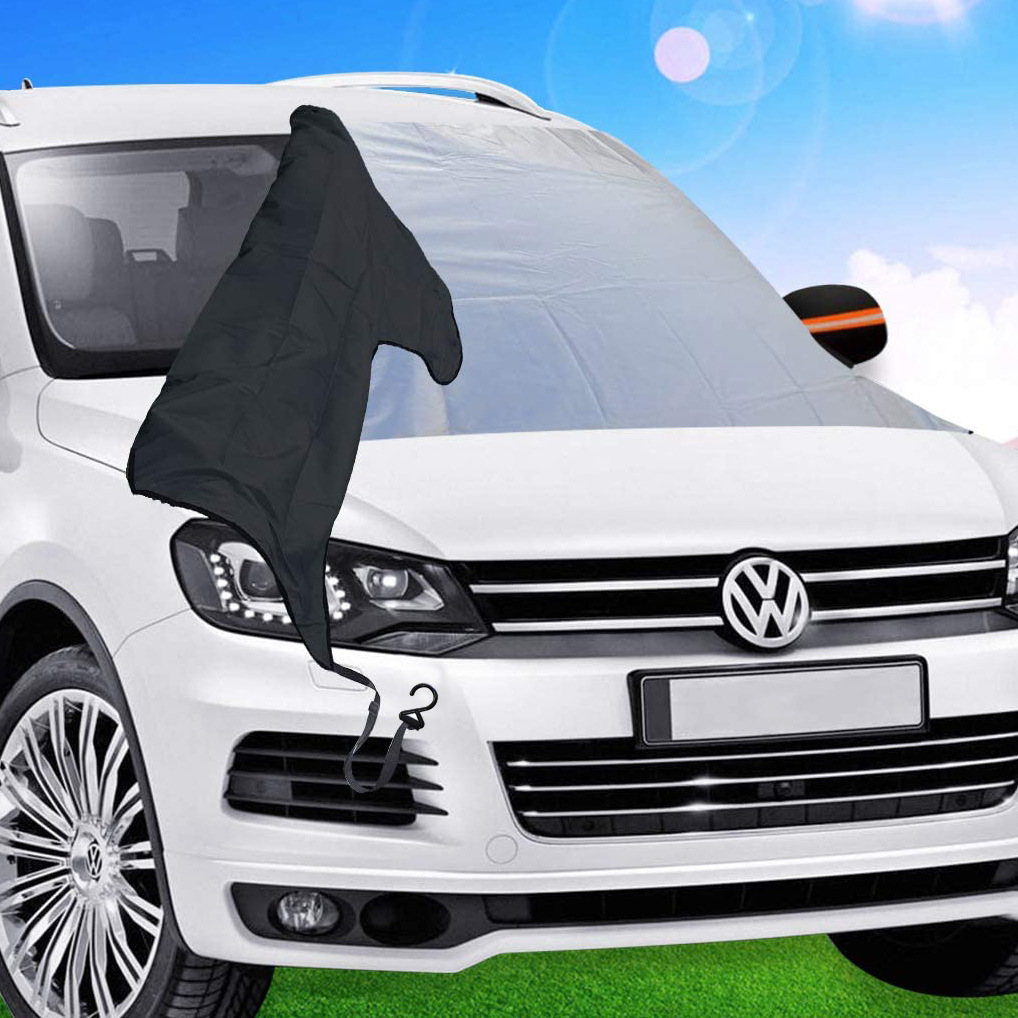 Car Windshield Snow Cover, Heat Insulation Sunshade, Dust Cover, Winter Anti-icing and Anti-freeze Rain Frost Cover, Sun Shield Wings