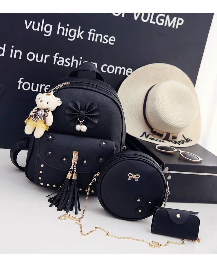 most stylish backpacks 2022 New Fashion Women's PU Student Fashion Child Mother Backpack cool backpacks accessories	